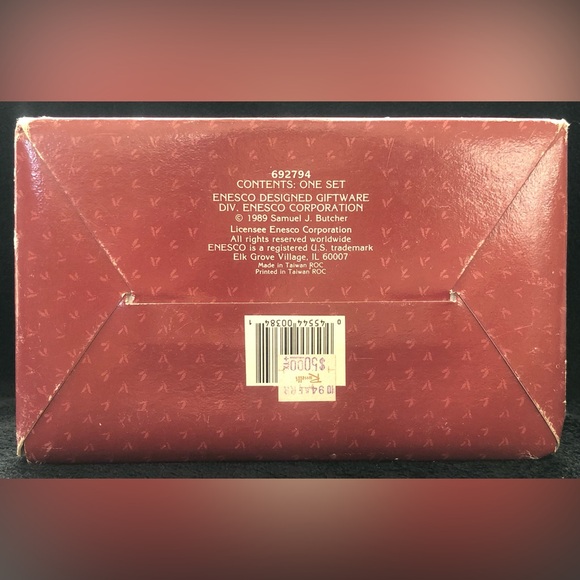 Vintage Enesco Precious Moments Miniature Nativity Set Pewter Nine 9 Piece 1989 - Picture 3 of 9